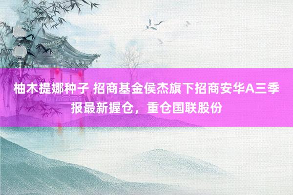 柚木提娜种子 招商基金侯杰旗下招商安华A三季报最新握仓，重仓国联股份